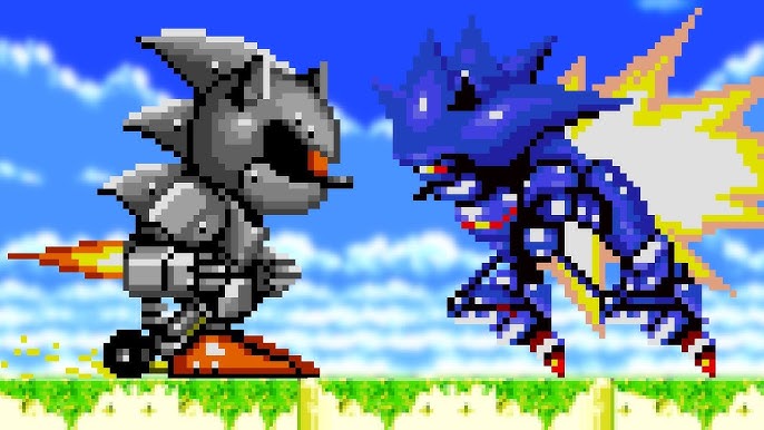 mecha sonic (sonic and 1 more) drawn by kuruton486