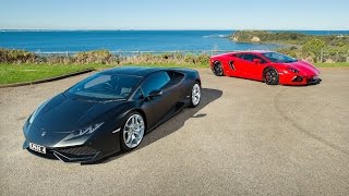 Twin test: Lamborghini Aventador and Huracan