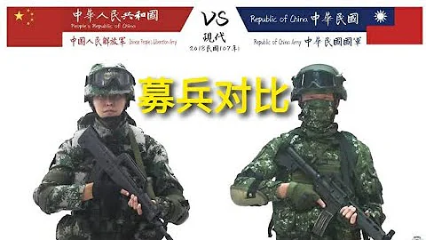 中國🇨🇳大陸與台灣地區國軍募兵宣傳片對比。 - 天天要聞
