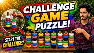 Crazy people can solve this Puzzle 😍✅ Solving this challenge games puzzle