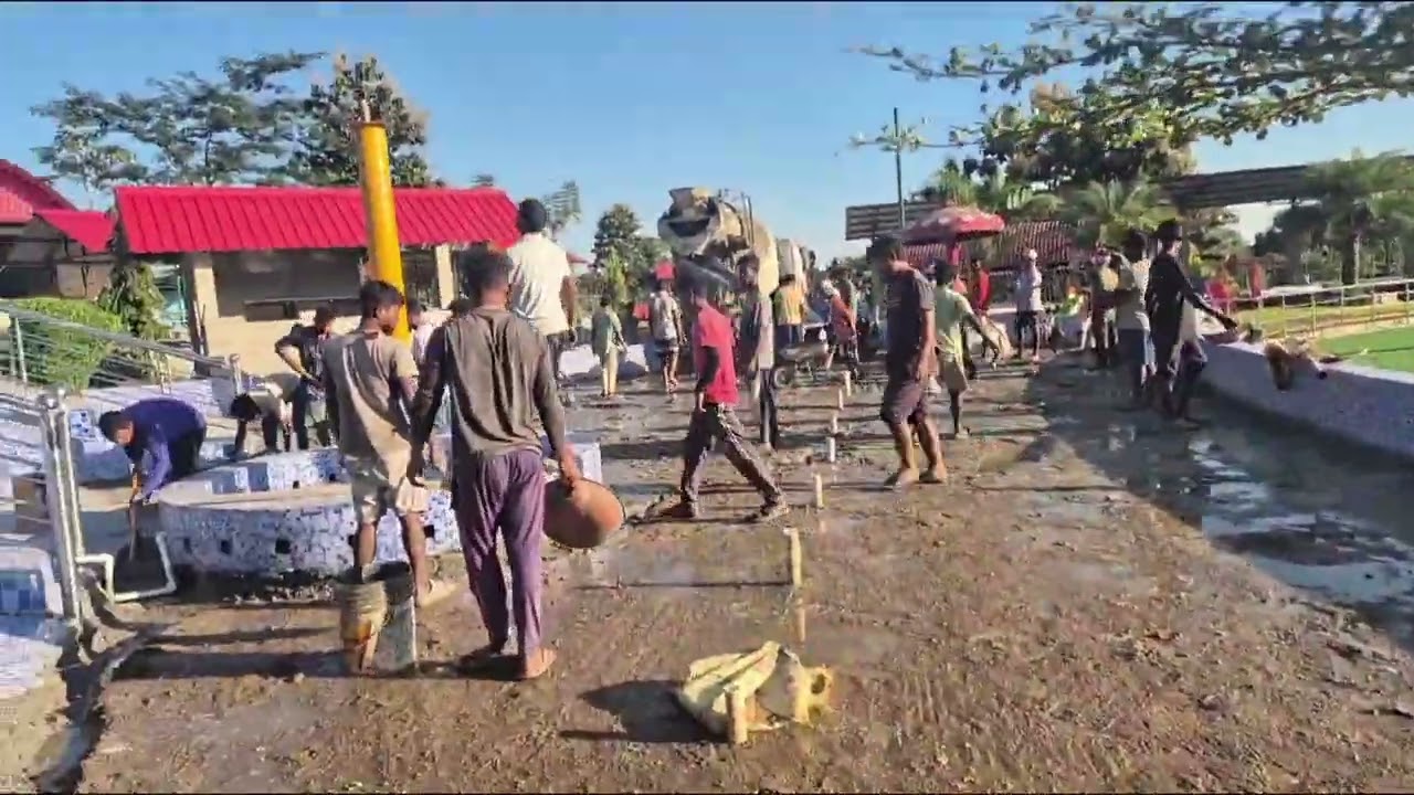 Swimming Pool casting with RMC @HERCULES ECO CAMP.