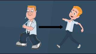 Sneakers O'Toole but it's recreated in Vyond