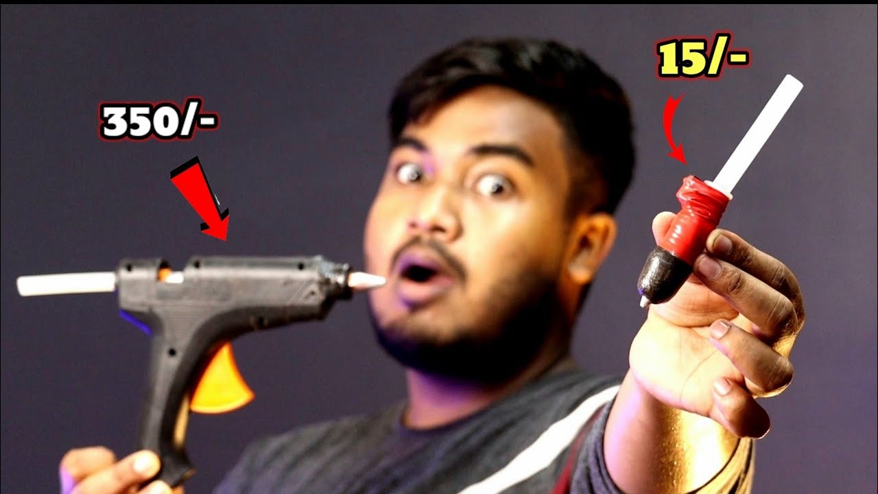 How To Make A Mini Glue Gun 💯 Working Glue Gun For Only 15