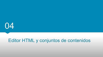 Curso BPM: 4. Diseño de interfaces | Editor HTML y conjuntos de contenidos 4.04 04