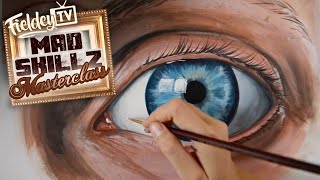 How to paint realistic eyes that will make your art look alive! | MSM 11