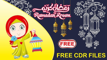 Ramadan Calendar 2020 ll Coreldraw x7 Tutorial with Free 4 CDR file by Noor graphics