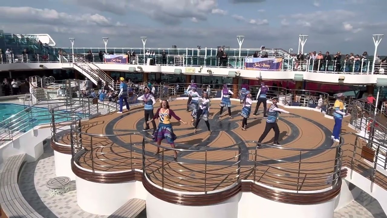 Regal Princess Sail-Away Dancers May 20, 2024
