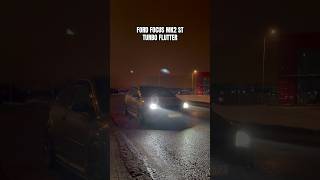 TURBO FLUTTER SOUND IN FORD FOCUS MK2 ST 2.5 R5 🥰 #fordfocusst #focusst #turbosound #turboflutter