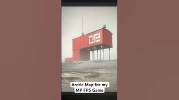 Map Teaser For My FPS Game! #blender #ue5 #art