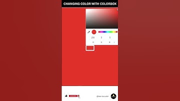 changing color with Input colorbox | #shorts #viral #coding #html #javascript
