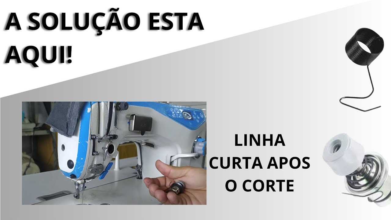LINHA SAINDO DA AGULHA NO COMEÇO DA COSTURA!!
