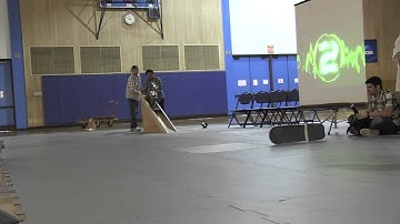 UC San Diego Mechanical Engineering Students and their Jumping Skateboard