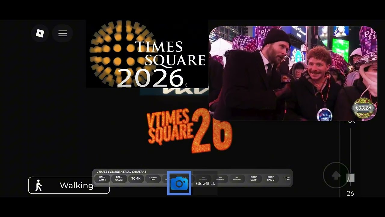 Time Square 2026 1 Hourly Countdown VTime Square 1 Hour to go Final ...