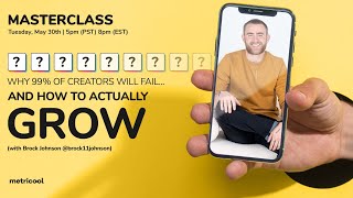 Why 99% of Creators fail and how to actually grow your socials [with Brock Johnson] 🚀