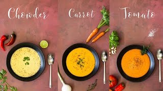 3 Really Quick, Easy & Delicious Soups 🥣 | Weight Loss Friendly! by Vegan Michele 2,861 views 7 months ago 5 minutes, 36 seconds