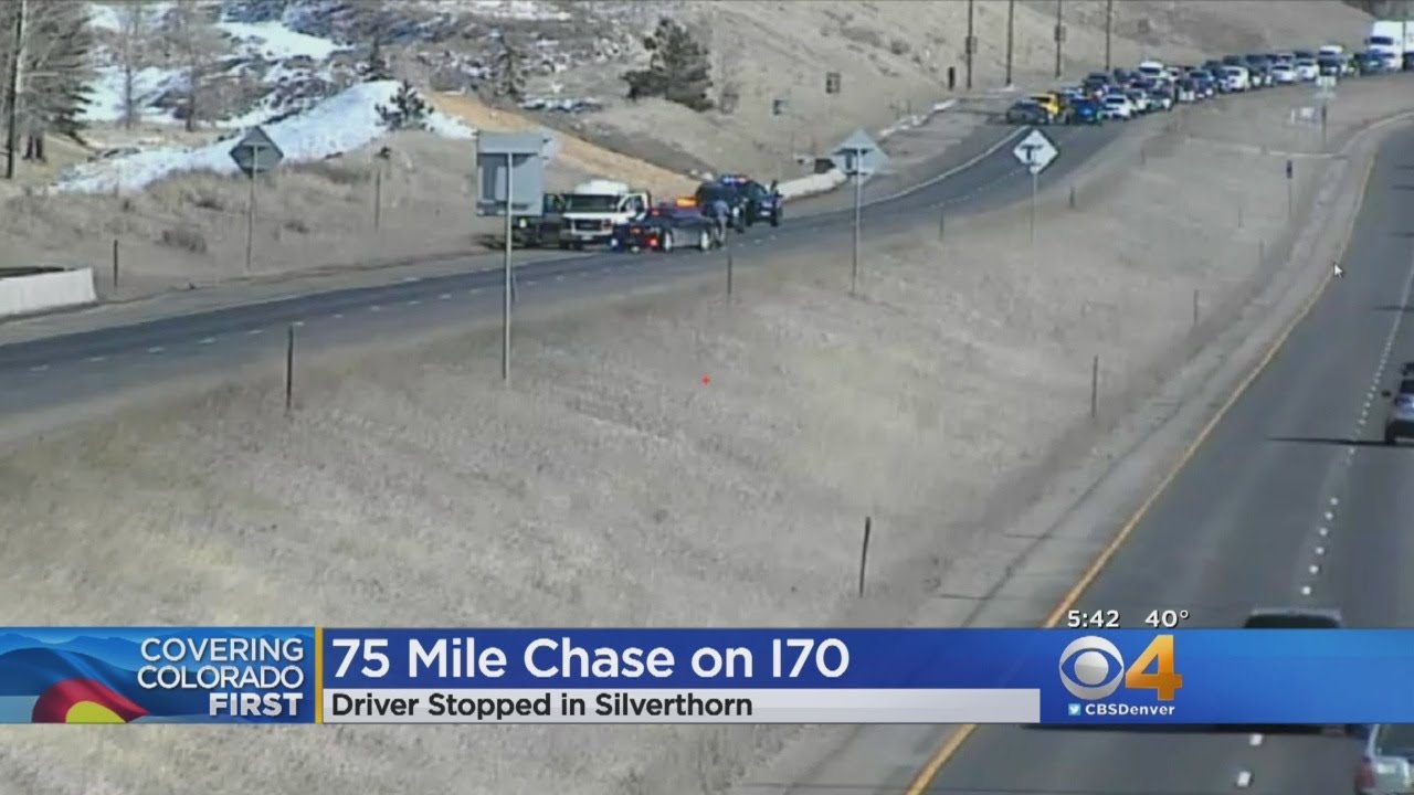 Suspected Drunk Driver Leads Police On 75-Mile Chase On I-70 - YouTube