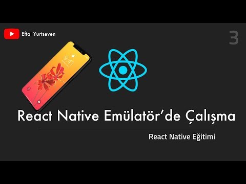 React Native Uygulamasını Emülatörde Çalıştırma   React Native Eğitimi 3