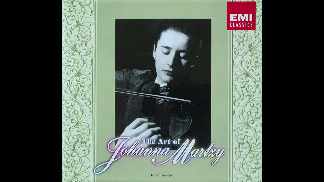 Johanna Martzy Bach Partita No. 1 for Violin in B