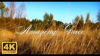 Video thumbnail of "Amazing Grace +Lyrics [Christian relaxing instrumental music, hymn, worship, praise]"