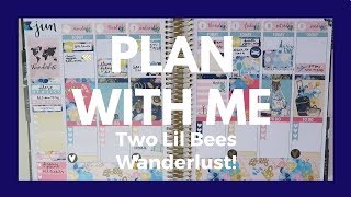 PLAN WITH ME // Erin Condren // Two Lil Bees Wanderlust!