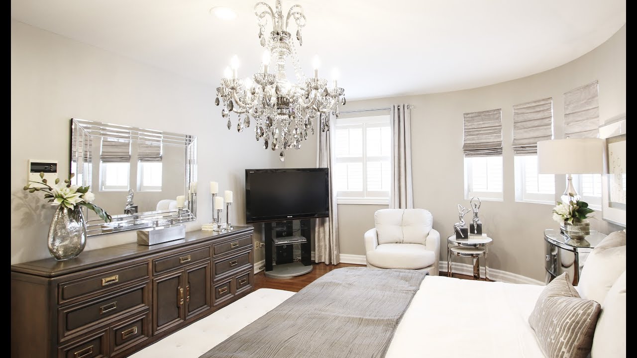 Classy Glam Bedroom Makeover + How to Style a Bed