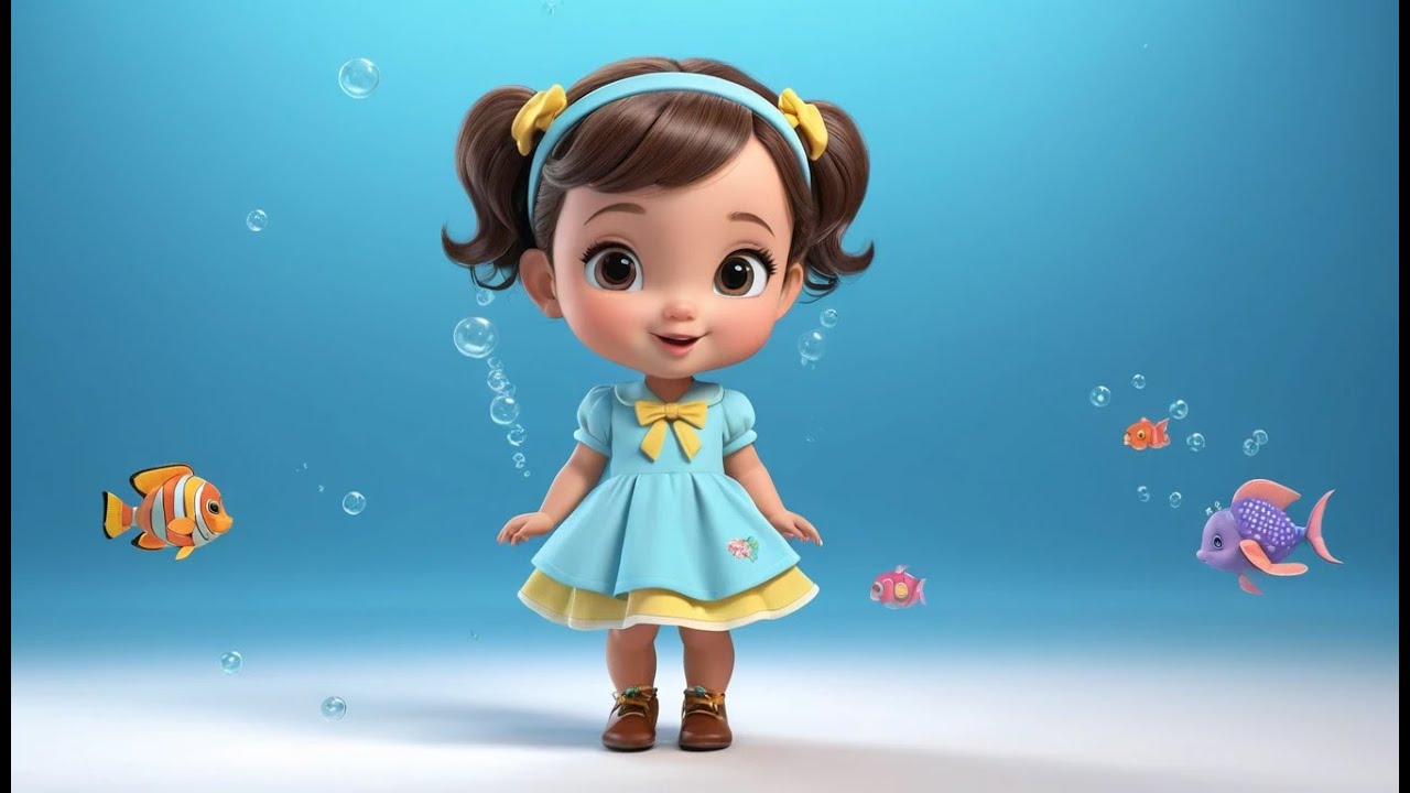 Ocean Animals Learning Colors | Nursery Rhyme Song for Kids | Baby Learning Songs