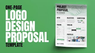 Logo Design Proposal: My Simple One-Page Template screenshot 4