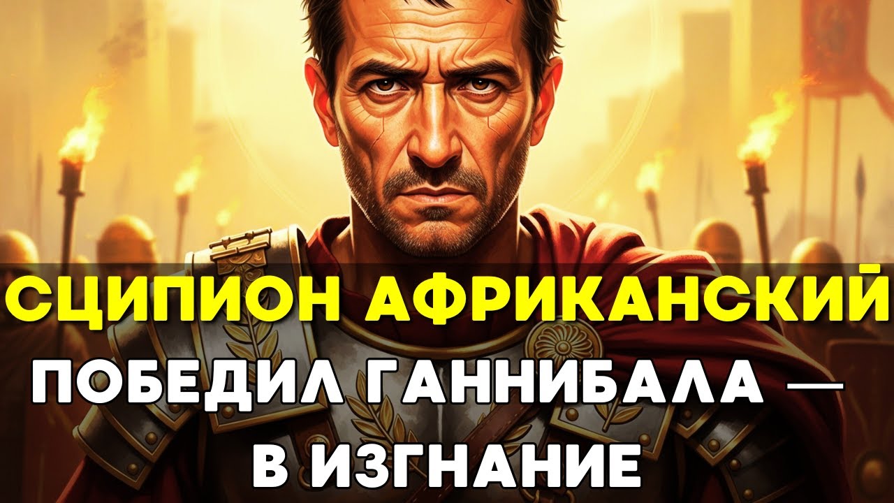 СЦИПИОН АФРИКАНСКИЙ: Как римский генерал победил самого Ганнибала и завоевал империю для Рима?🌙