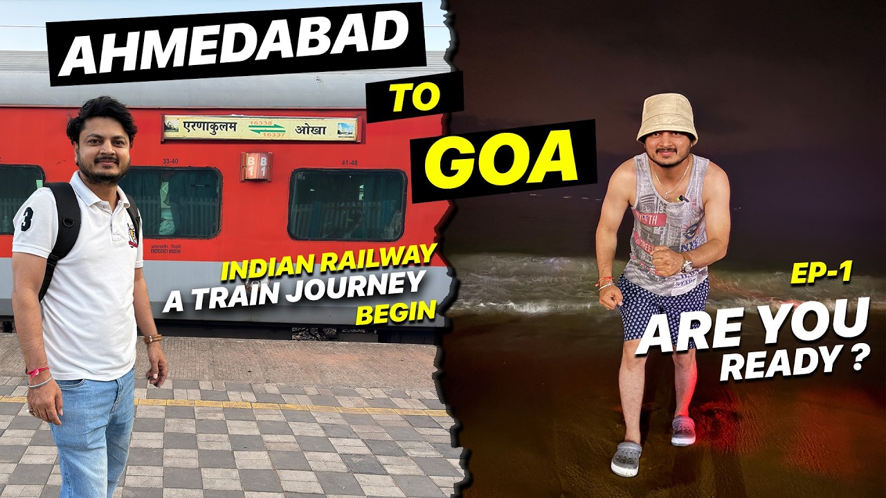 Ahmedabad to Goa by Train | Ahmedabad to Goa Train Okha Ernakulam Express | Indian Railway journey