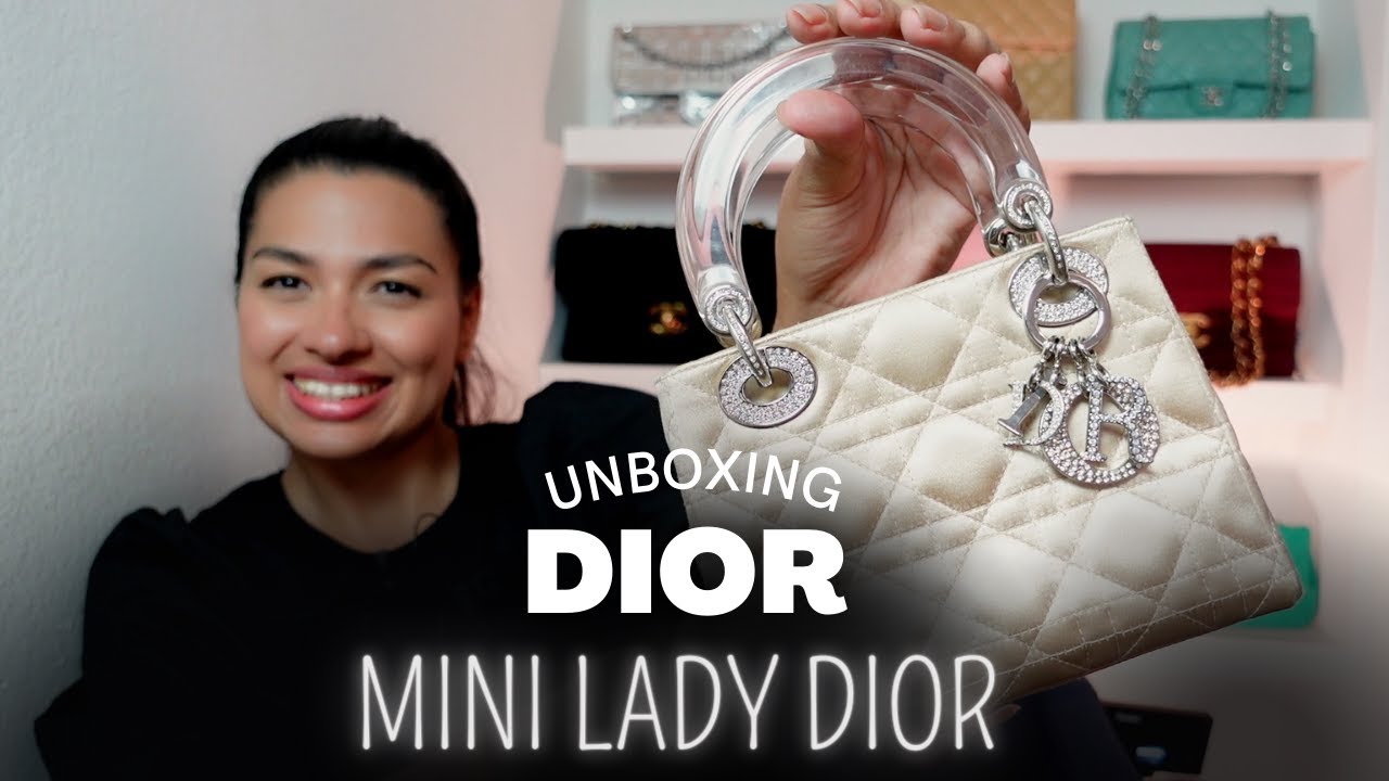LADY DIOR UNBOXING l MINI LADY DIOR l SWAROVSKI CRISTALS l 31 DAYS OF UNBOXINGS