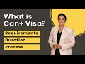 What is can plus visa l canada visitor visa l can