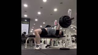 211125 벤치프레스 95kg 5회, 100kg 3회