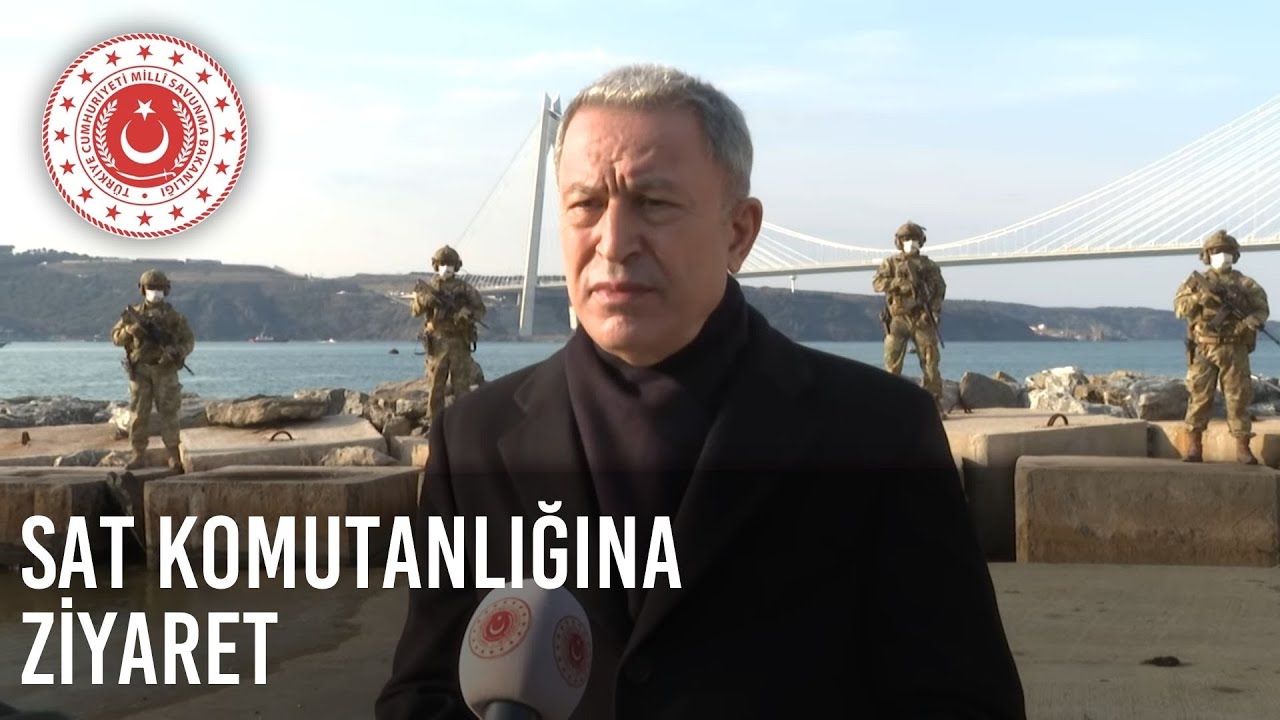 Millî Savunma Bakanı Hulusi Akar, SAT Komutanlığını Ziyaret Etti