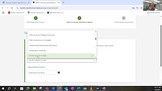 How to order transcripts on the Common App