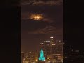 Downtown Los Angeles with Full Flower Moonset