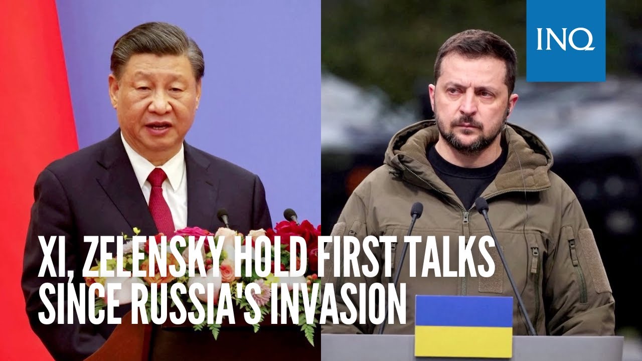 Xi, Zelensky hold first talks since Russia's invasion - YouTube