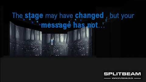 Splitbeam Virtual Theatre Space.