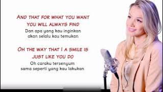 [English cover] Bertaut || lirik   terjemahan