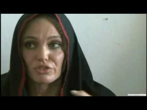 Angelina Jolie in Pakistan Flood Victims Camp