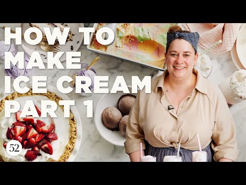 How to Make Ice Cream (Pt 1) | Bake It Up a Notch with Erin McDowell | Food52