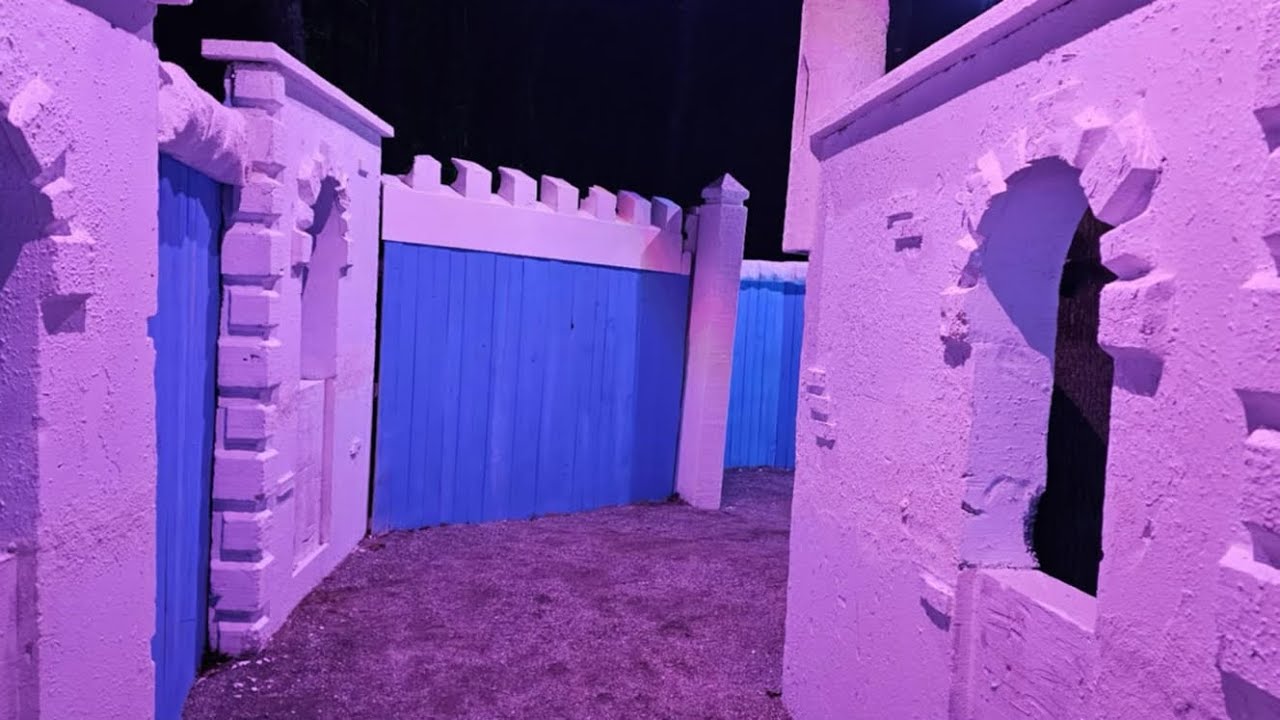 The Castle and Island of Misfit Toys Build for Christmas Wonderland