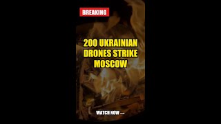 200 Ukrainian Drones Strike Moscow Refinery #Shorts