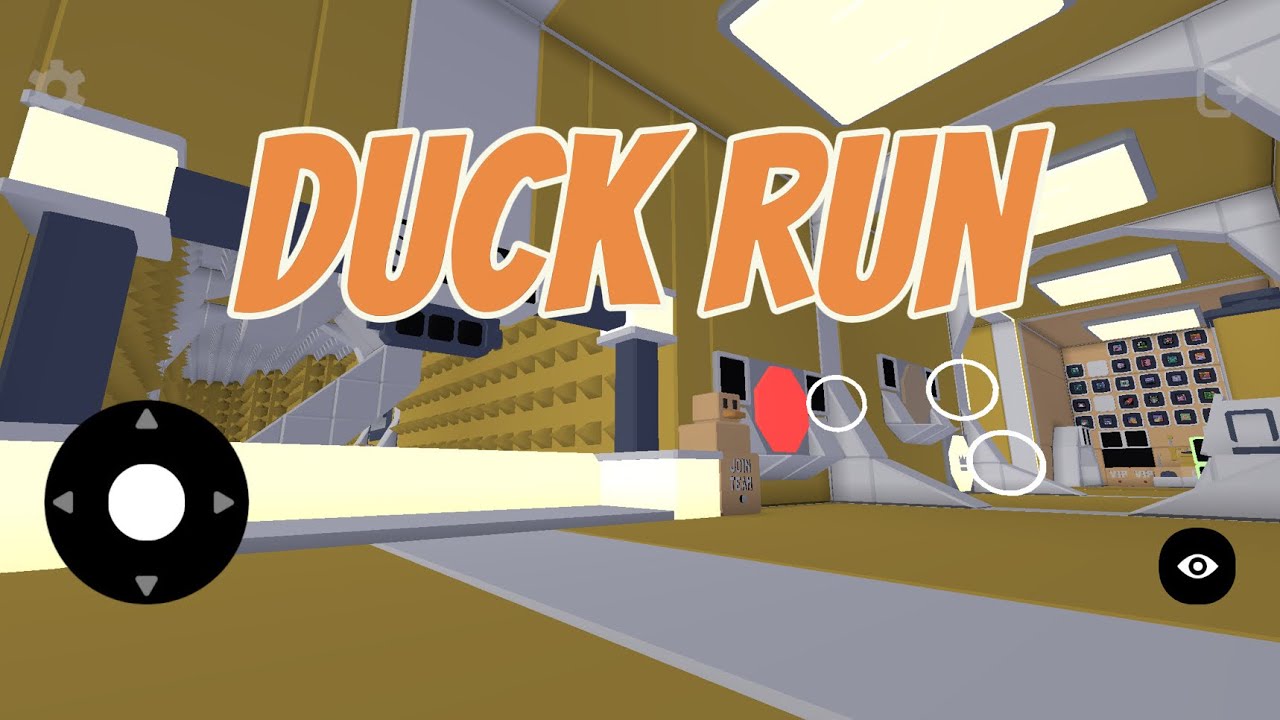 Playing duck run