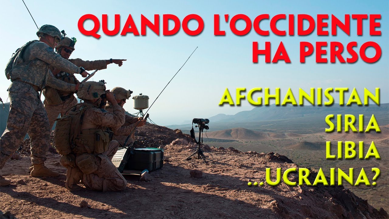 QUANDO L'OCCIDENTE HA PERSO. AFGHANISTAN, SIRIA, LIBIA  ...UCRAINA? INCONTRO CON IL PROF. BRECCIA