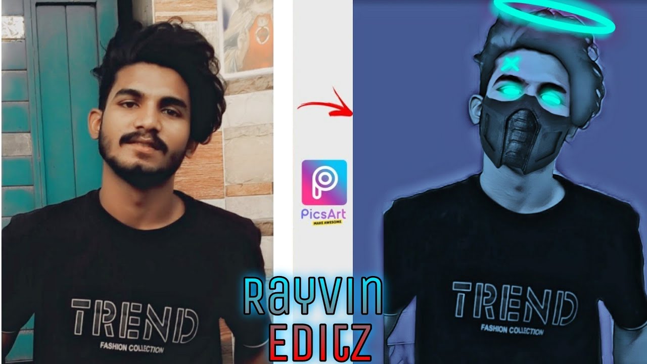 Neon Glowing Vector Art in PicsArt | Vector Art In PicsArt || Neon Vector Art Concept | Rayvin Editz