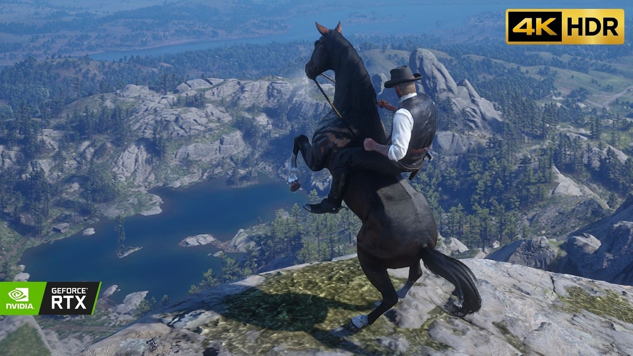 The Great Frontier Crossing | The Lone Rider Series: Ep. 04 | Dark Bay Turkoman | RDR2 [4K HDR]