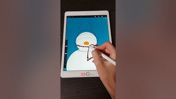 How To Draw A SNOW GLOBE | Simple Animation Procreate