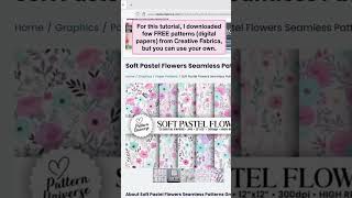 How To Fill Text With a Pattern in Cricut Design Space  #designspacebeginner  #cricutideas