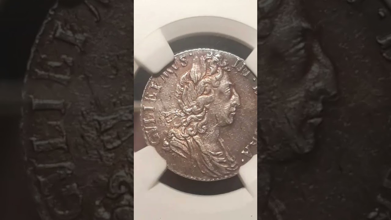 William iii tower mint sixpence ms61 NGC