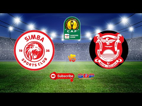 LIVE SIMBA SC 1 1 GABORONE UNITED CLUB BINGWA AFRIKA